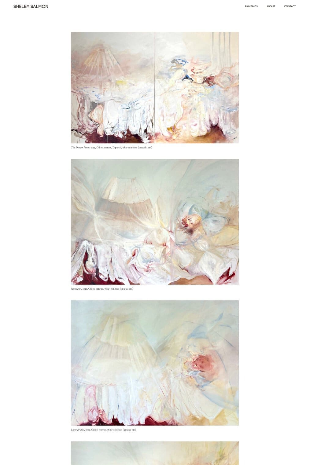 Shelby Salmon Website Design