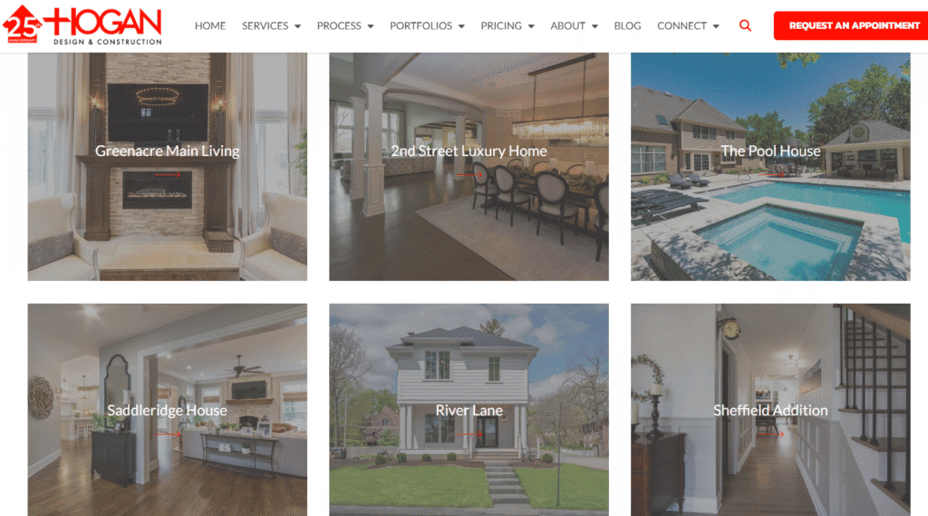 Hogan Design and Construction Project Portfolio Page
